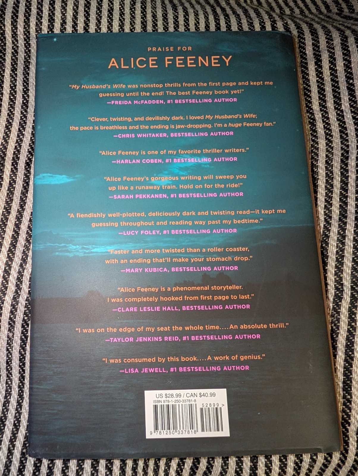 My Husband&rsquo;s Wife by Alice Feeney Hardcover New 2026 First Edition