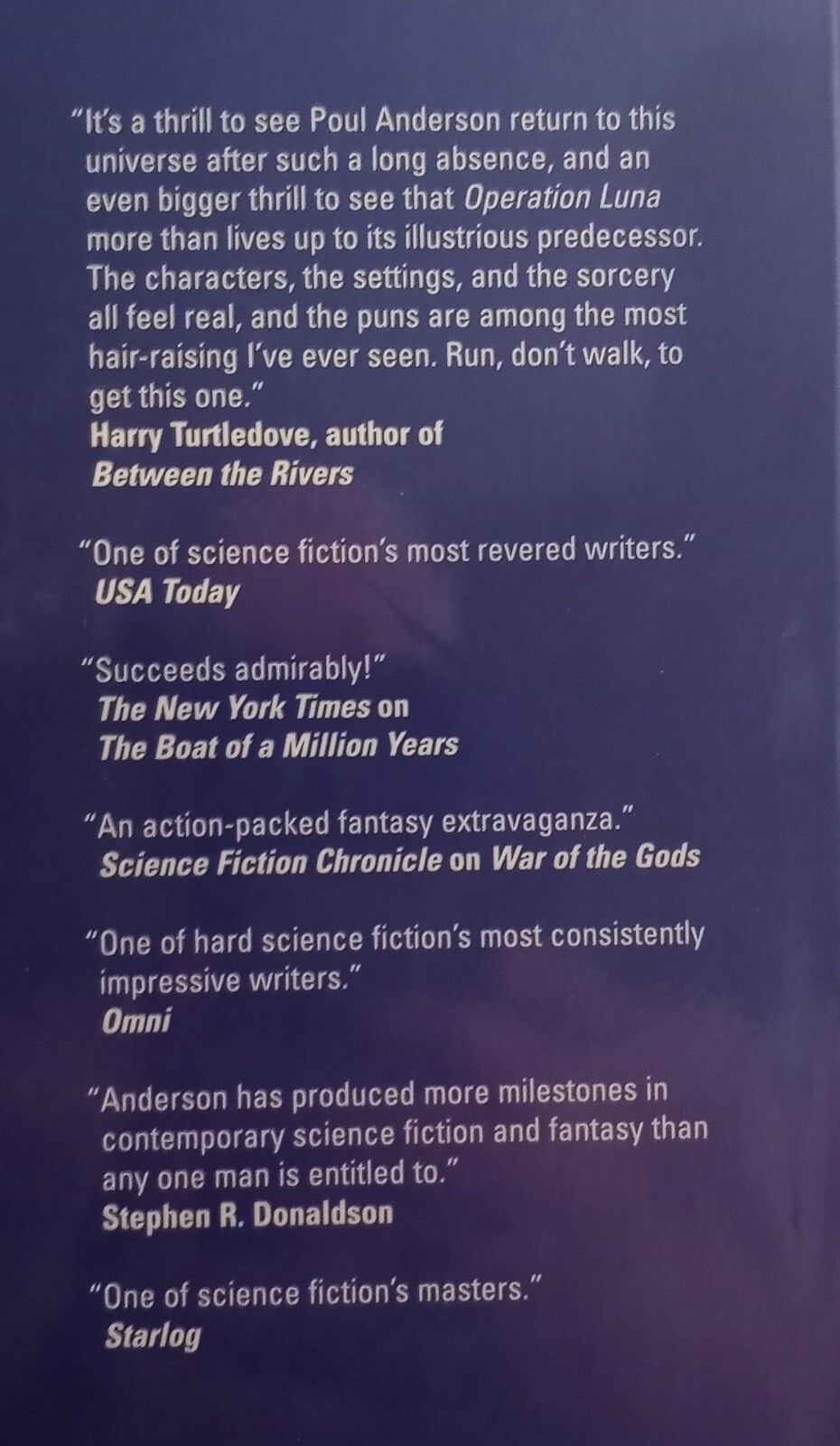 Operation Luna by Poul Anderson (HC)