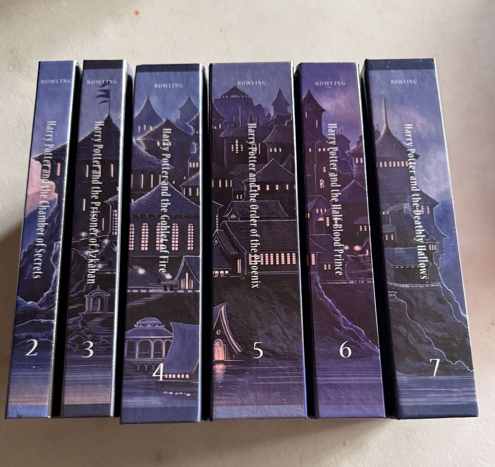 Happy Potter Rowling Hard Cover Books Volume 2-7