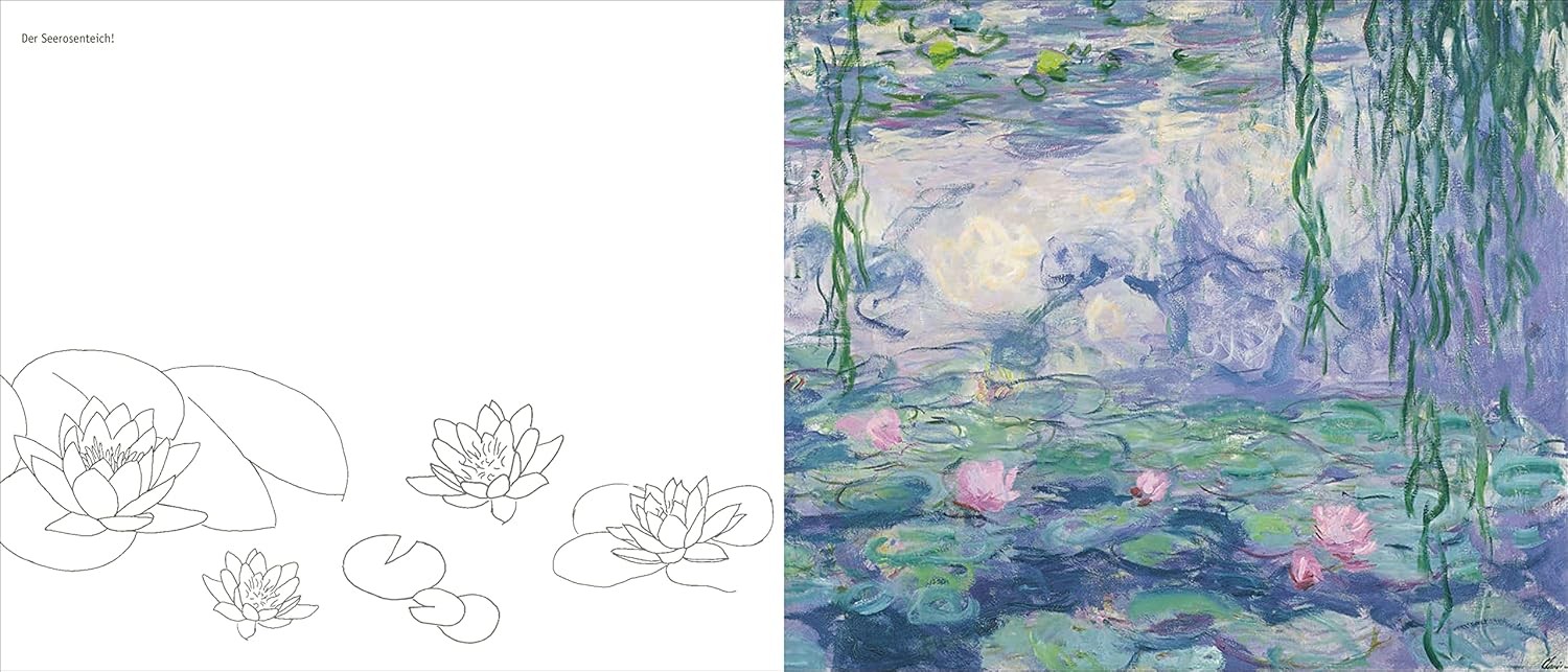 Doris Kutschbac Claude Monet: Das Kunst-Sticker-Mal-Buch (Paperback) (UK IMPORT)