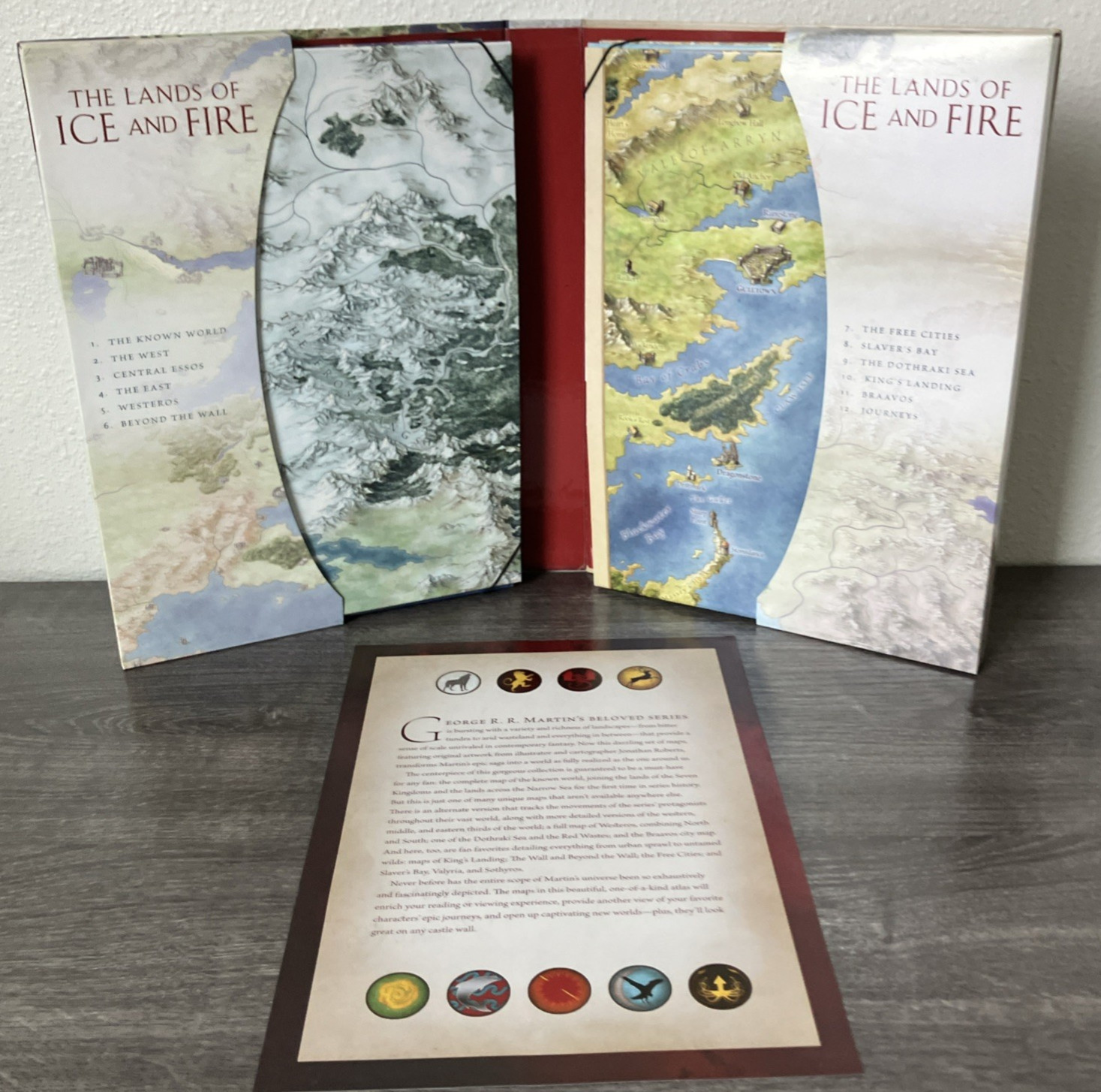 Lands of Ice and Fire (a Game of Thrones) : Maps from King&rsquo;s Landing to Across..