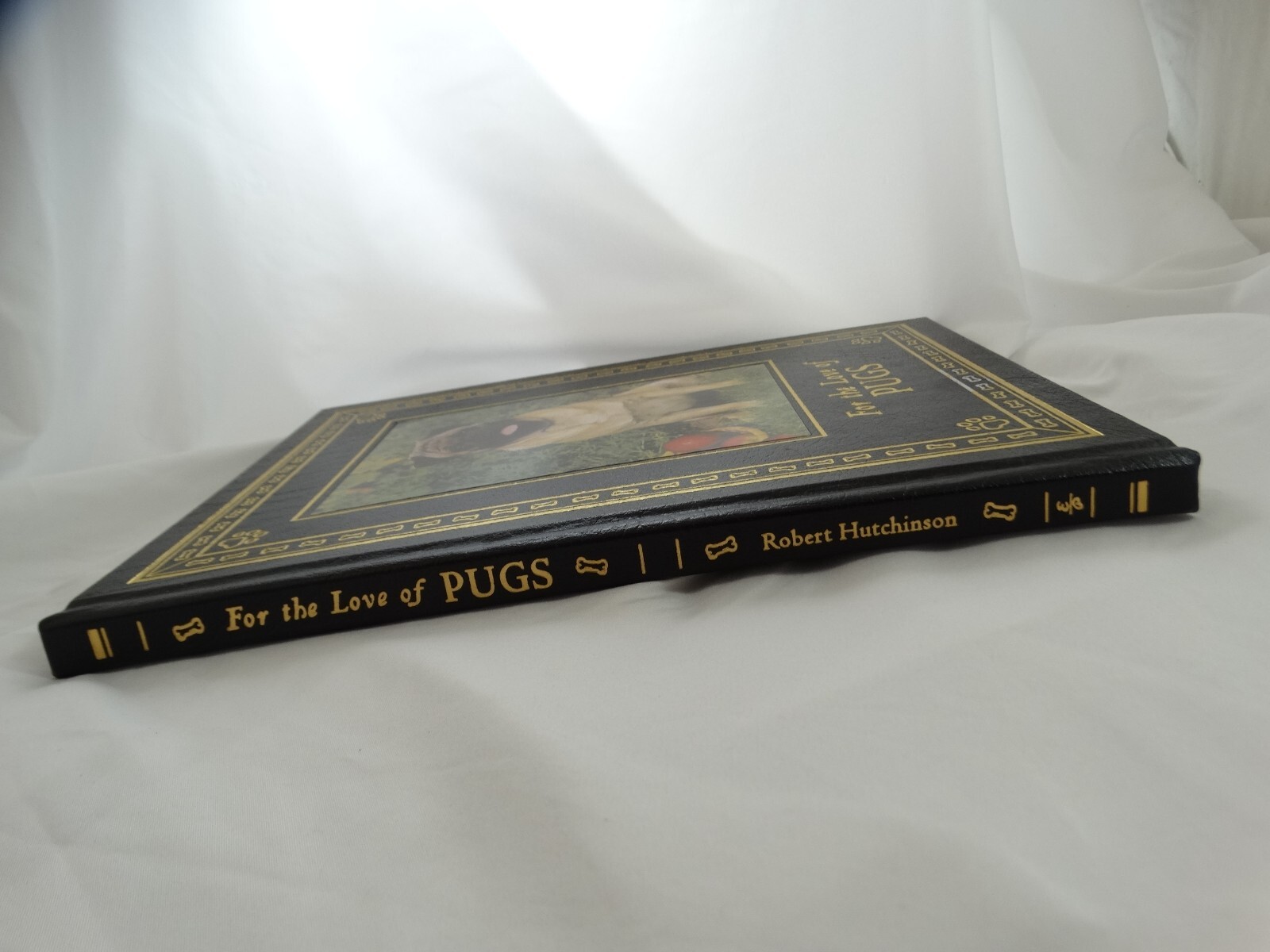 For The Love Of Pugs Book By Robert Hutchinson 1998 Gold Gilt Browntrout Publish