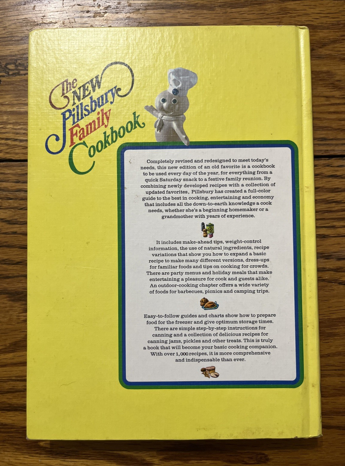 The New Pillsbury Family Cookbook, HC 1972 Second Printing