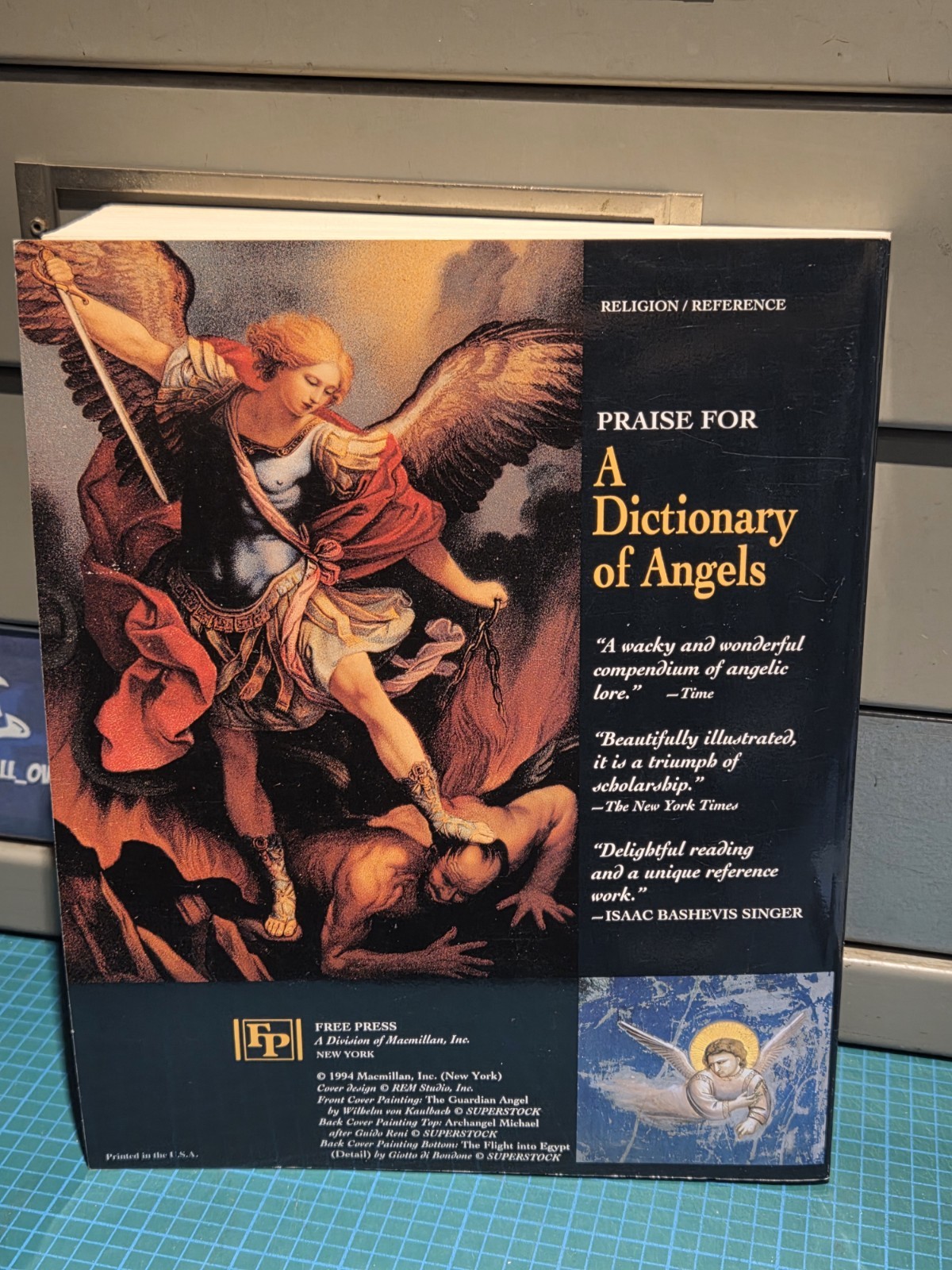 Dictionary of Angels Gustav Davidson 350+ pages Softcover