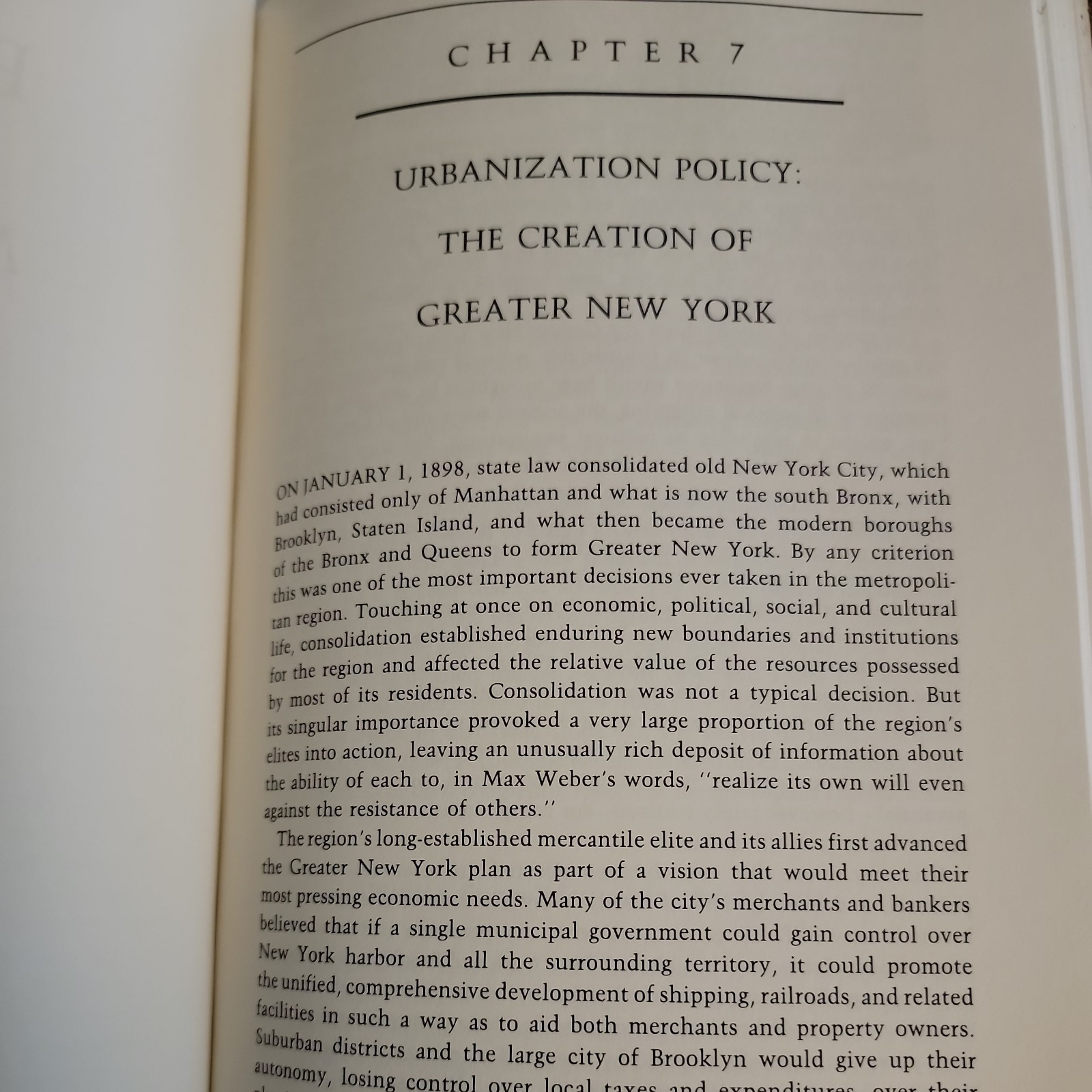 Power and Society: Greater New York at the Turn of the Century *VG* Genealogy