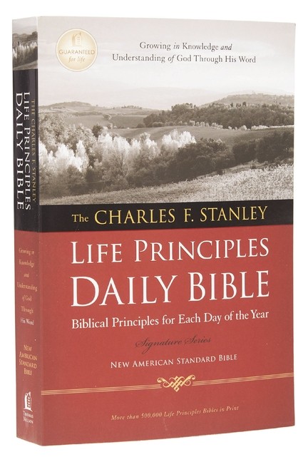 Charles F Stanley Life Principles Daily Bible-Nasb