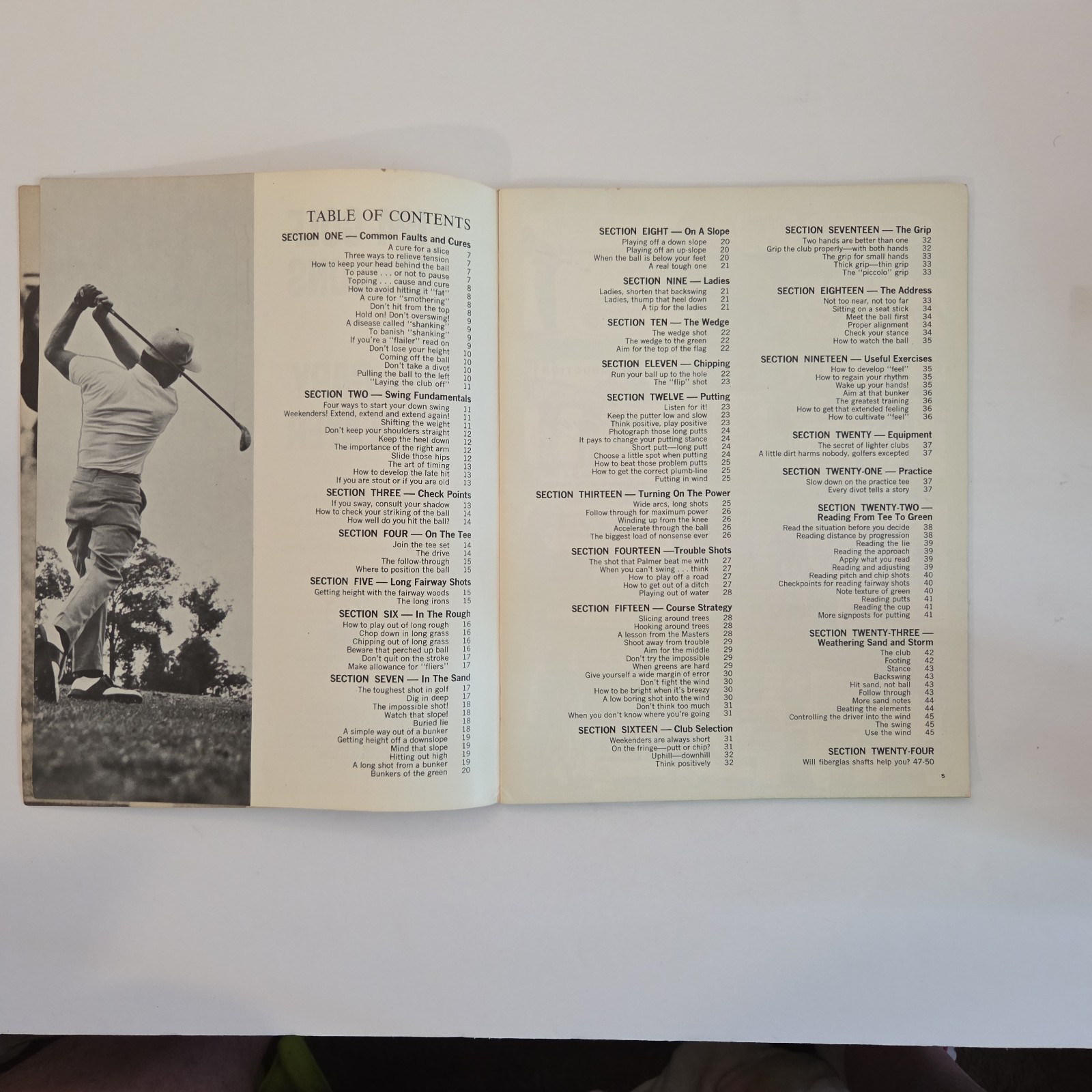 “124 Golf Lessons by Gary Player” ~ Trade Paperback 1968