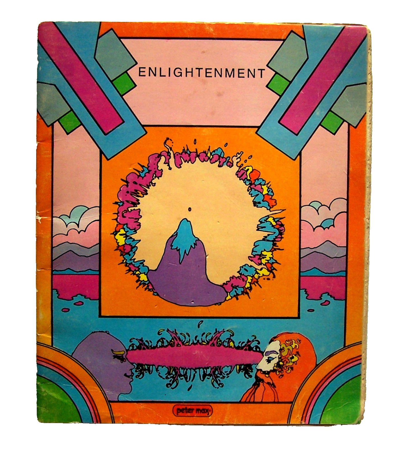 PETER MAX – 1970s – ENLIGHTENMENT – Mini-booklet – 7&Prime;x8.5&Prime; – Rarely seen