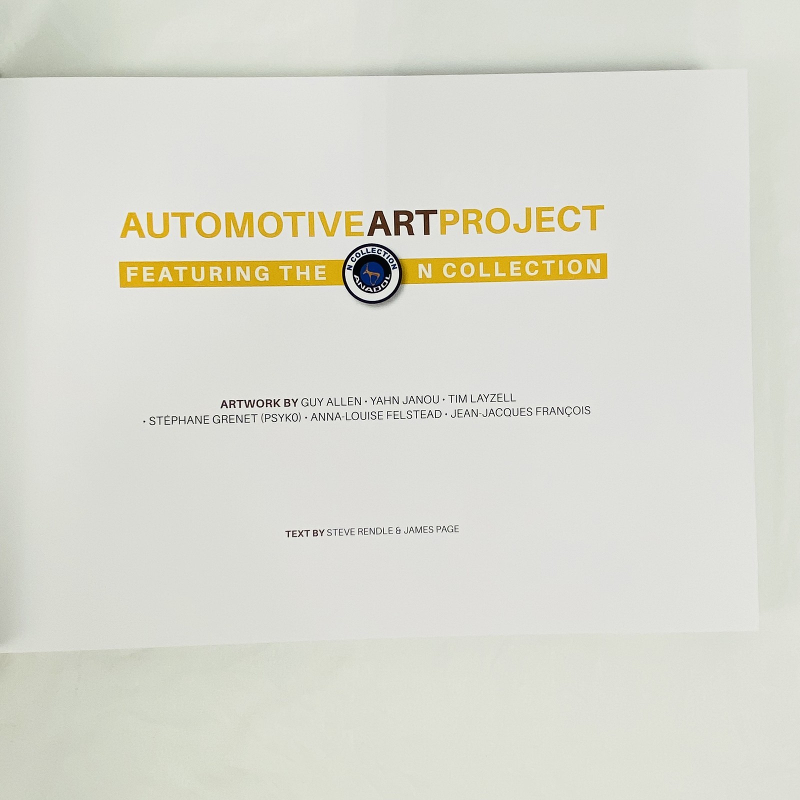 Porter Press Automotive Art Project Fabric Hard Cover Book | Collector&rsquo;s Edition