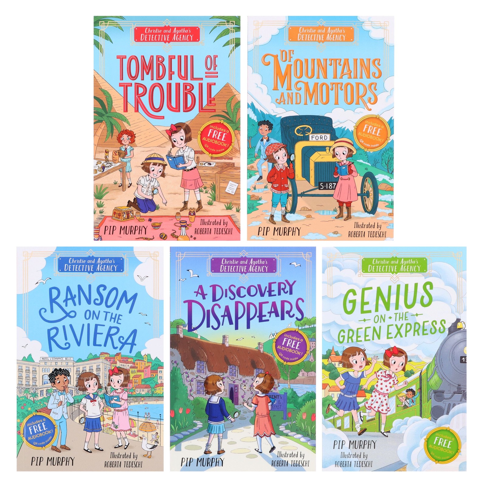 Christie and Agatha&rsquo;s Detective Agency 5 Books Collection Box Set -Ages 7-9 – PB