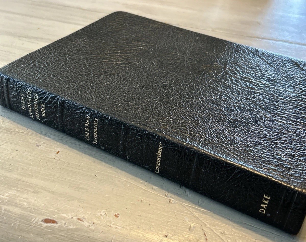 Genuine Leather 1978 Dake&rsquo;s Annotated Reference Bible (1963) Concordance Dake