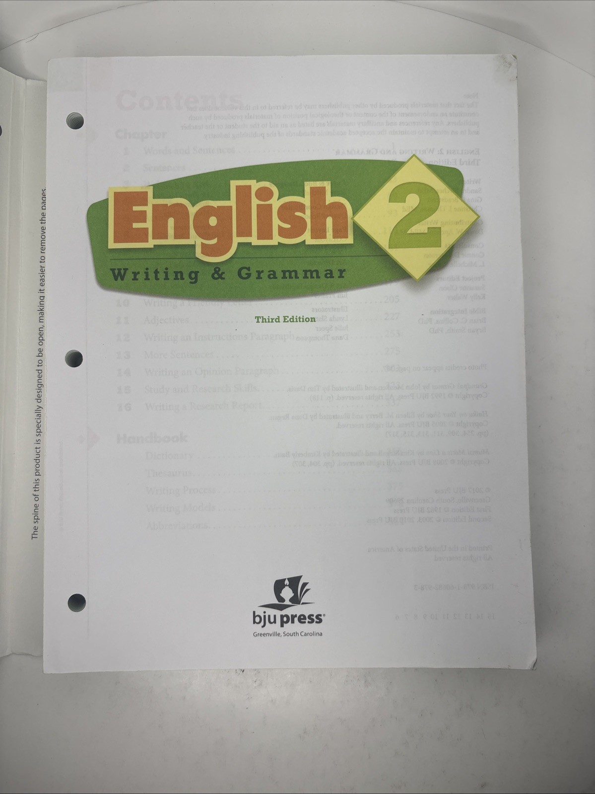 BJU Press English 2: Writing & Grammar Teacher&rsquo;s Edition with CD, 3rd Edition