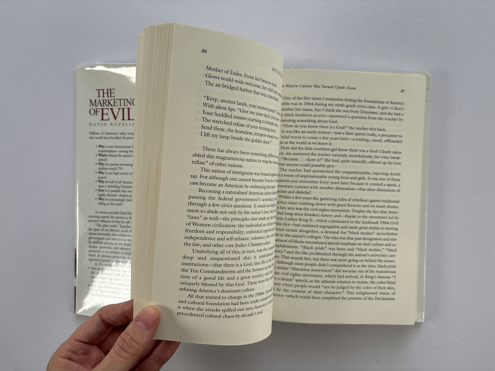 Vintage 2000s Nonfiction, The Marketing of Evil, David Kupelian, Hardcover, 2005