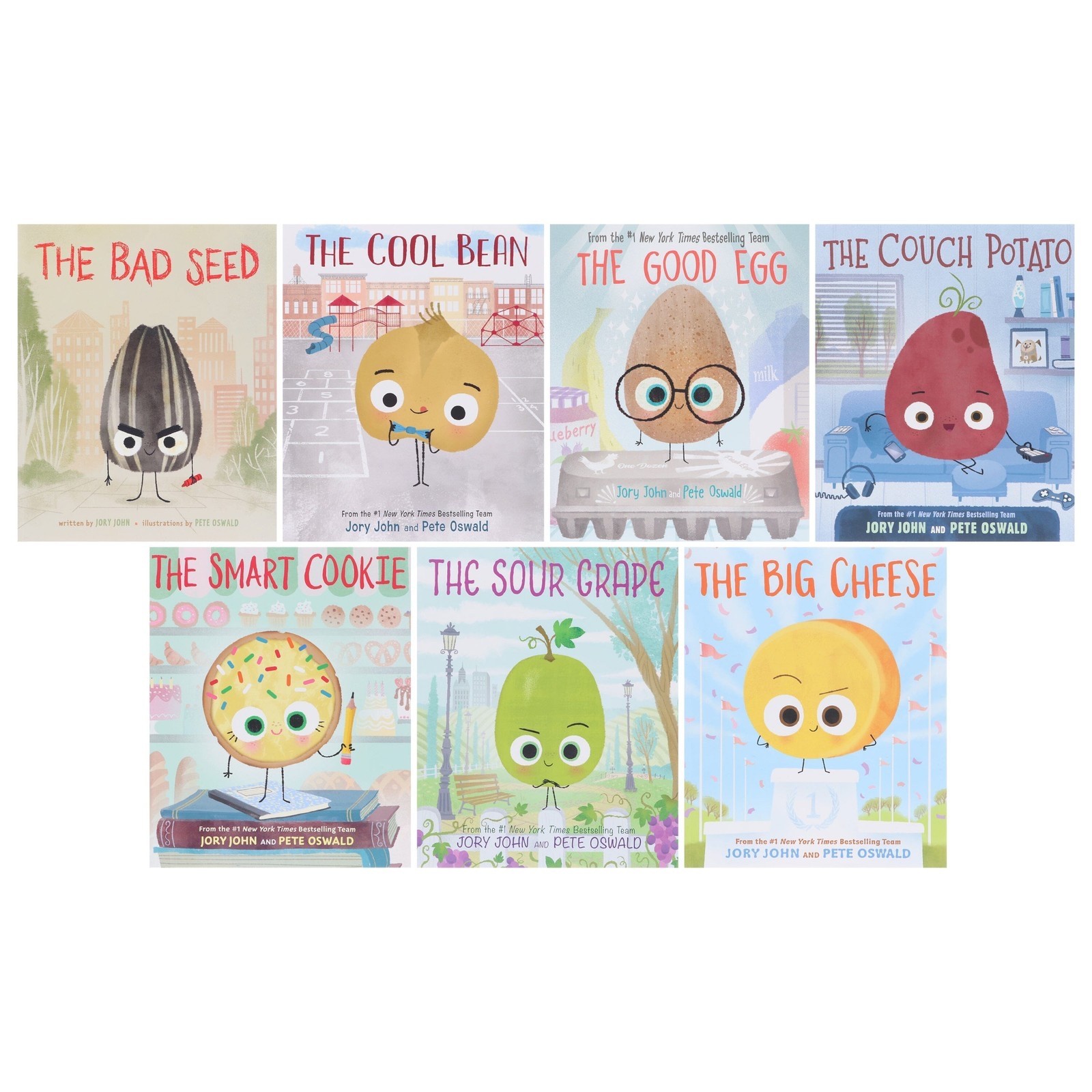 The Food Group Series by Jory John Children&rsquo;s Paperback Book Lot 7