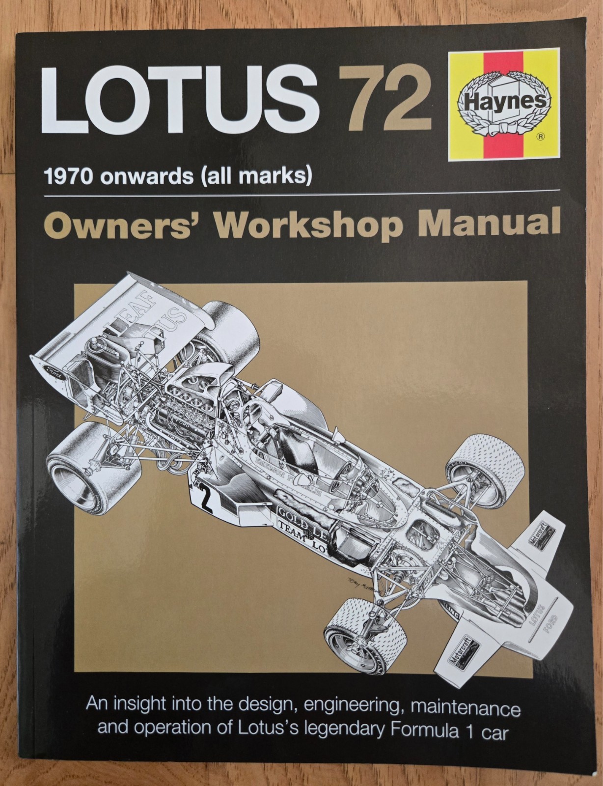 Haynes Lotus 72: 1970 Onwards Owner&rsquo;s Workshop Manual softcover 165 pages