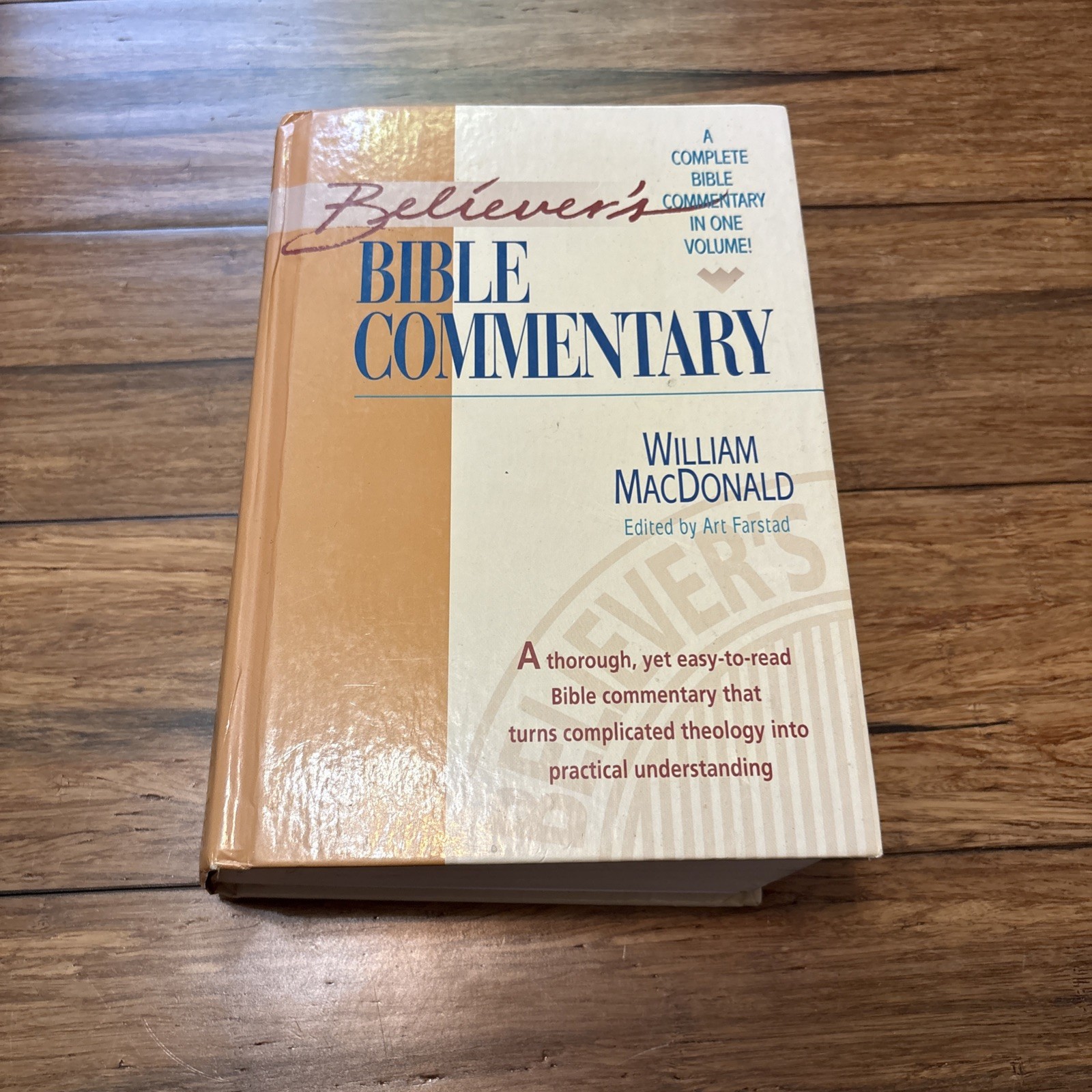 Believer&rsquo;s Bible Commentary William MacDonald 1995 Hardcover Thomas Nelson NKJV