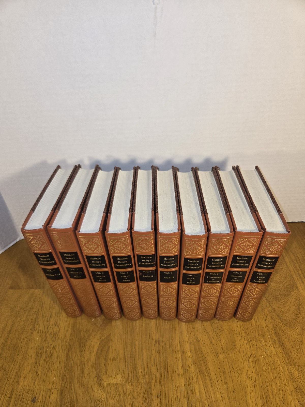 Baker Book House Matthew Henry Commentary on the New Testament 10-Vol HC 1983