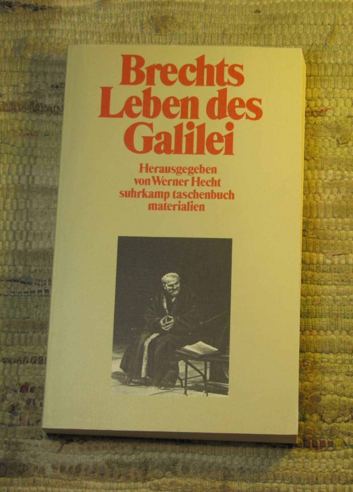 BRECHTS LEBEN DES GALILEI von Werner Hecht 2001 German Suhrkamp Taschenbuch PB