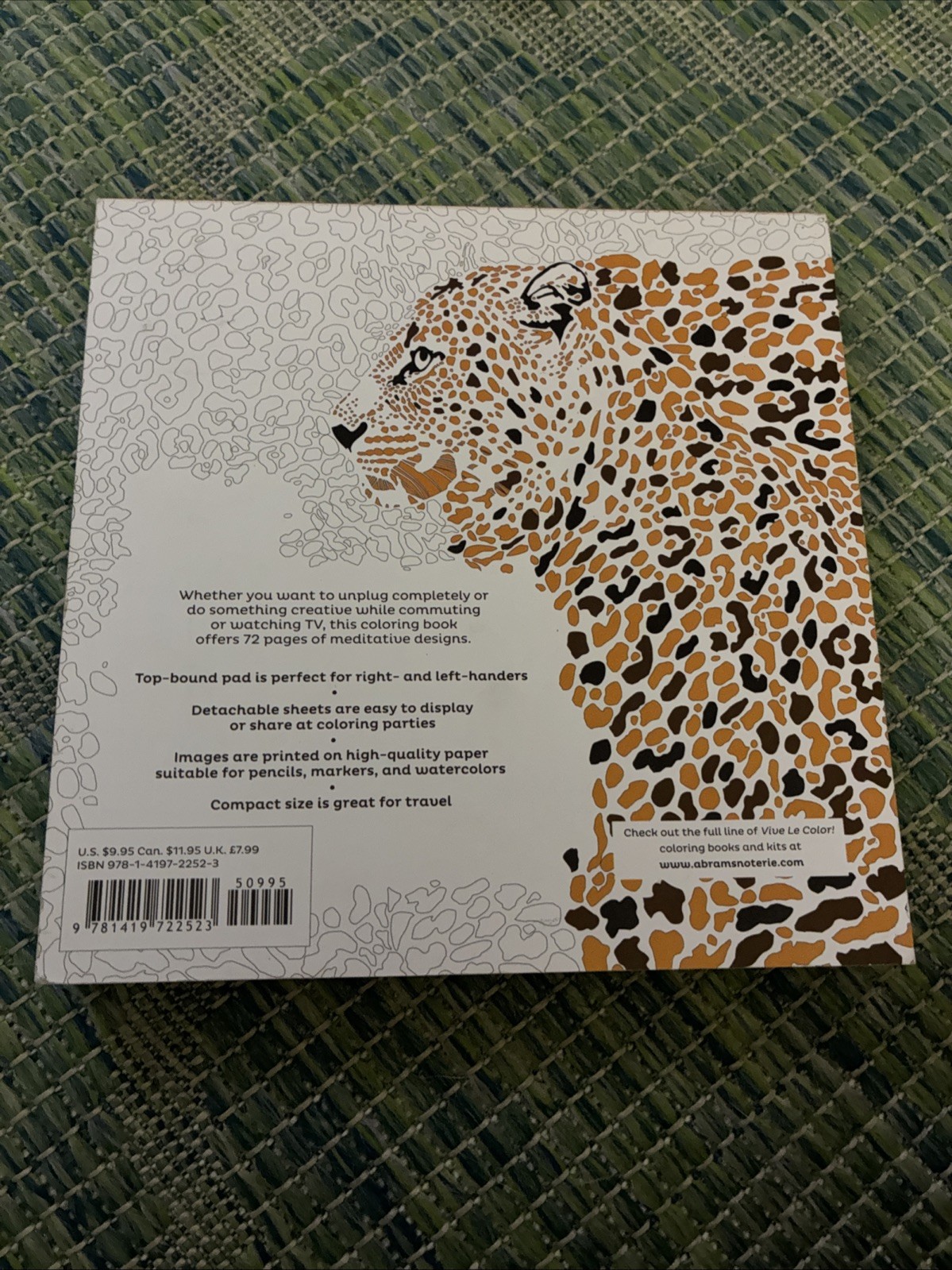 Vive Le Color! Africa (Adult Coloring Book): Color In; De-stress (72 Pages)