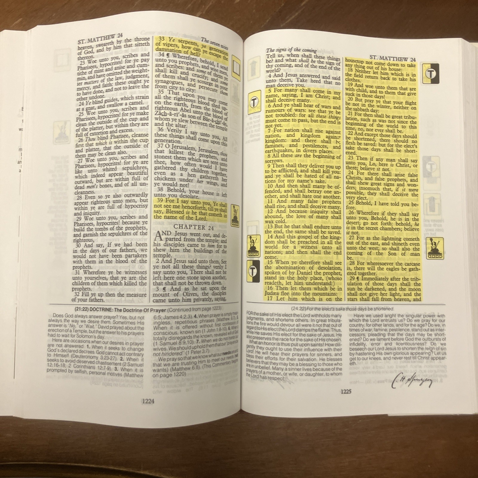 Kirban Reference Bible King James Version Hardcover w/DJ Preowned