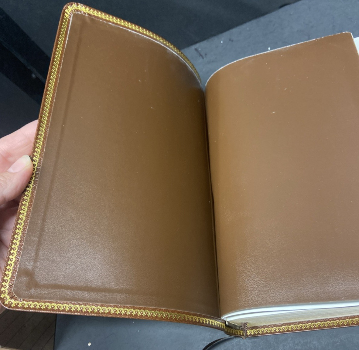 Holy Bible King James Giant Print Brown Bonded Leather Christian Heritage Publ