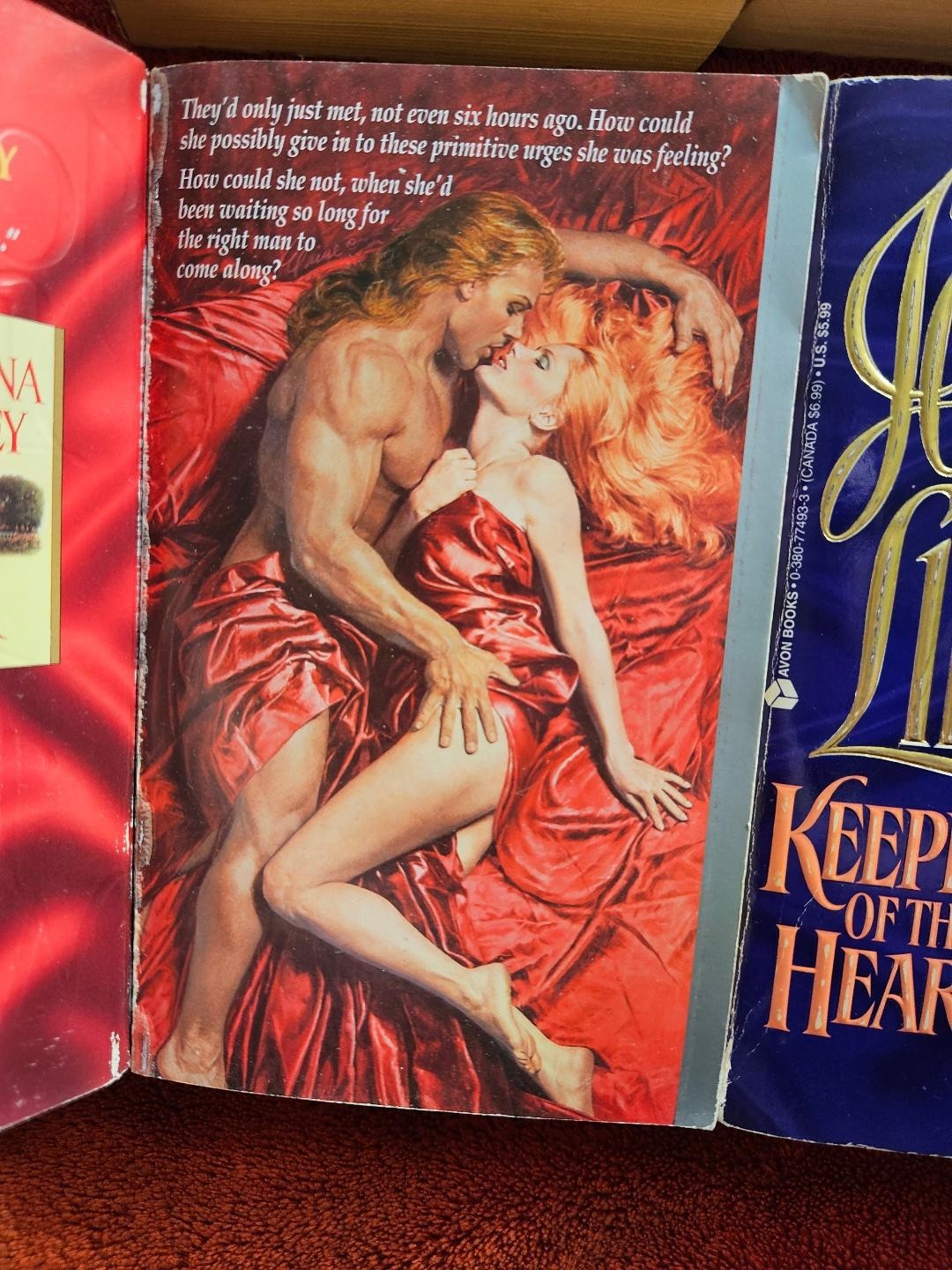 Used Romance Books – Johanna Lindsey, Bertrice Small, and other authors