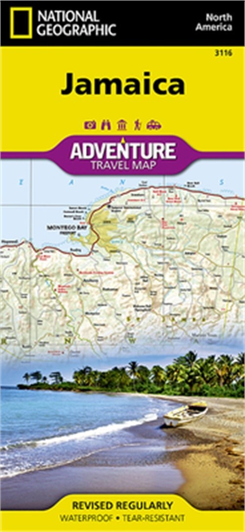 Jamaica (Sheet Map, Folded)
