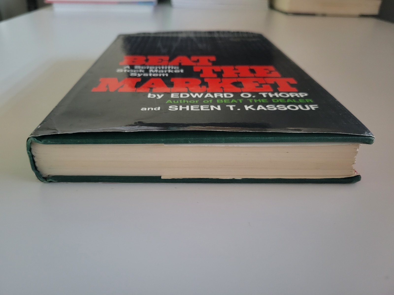 1967 BEAT THE MARKET HARDCOVER SCIENTIFIC STOCK MARKET SYSTEM EDWARD O. THORP HC
