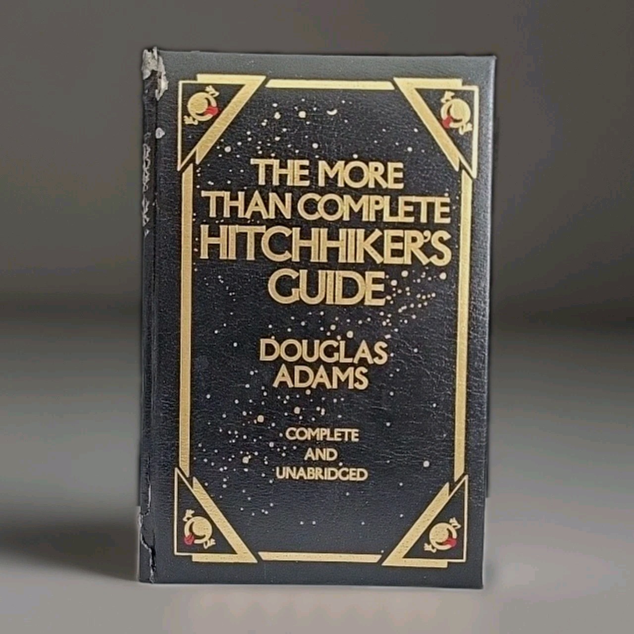 The More Than Complete Hitchhiker&rsquo;s Guide Douglas Adams 1987 Leather bonding