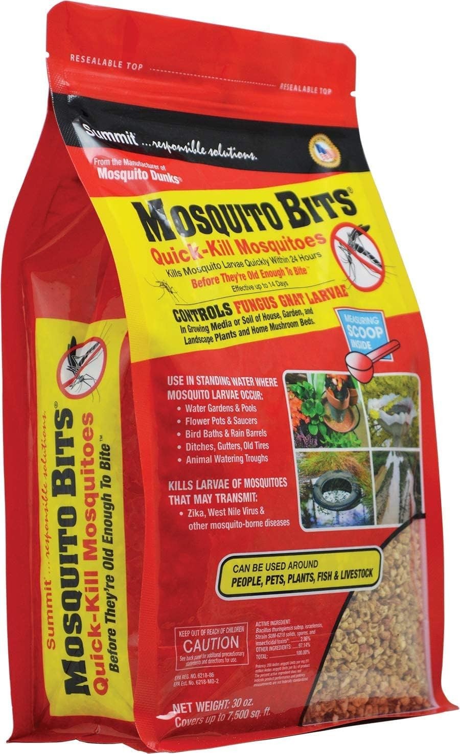 Summit 117-6 Mosquito Bits, Granular, 30 oz Package