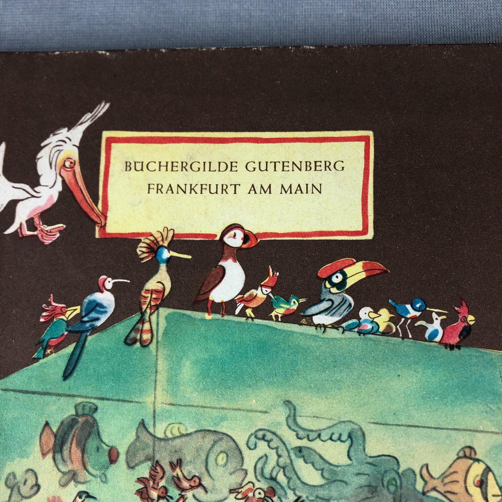 1949 German Childrens Book Die Konferenz Der Tiere Erich Kästner & Walter Trier