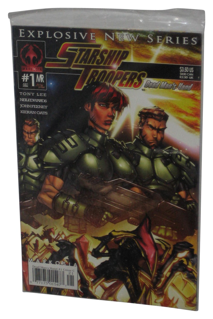 Starship Troopers Dead Man&rsquo;s Hand #1 (2006) Markosia Comic Book Pack – (2 Comics