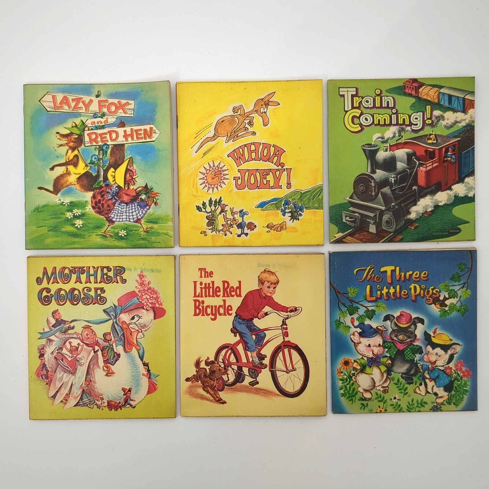 Whitman Square Books 1950s – 1960s Children&rsquo;s Lot of 6 Paperback Books
