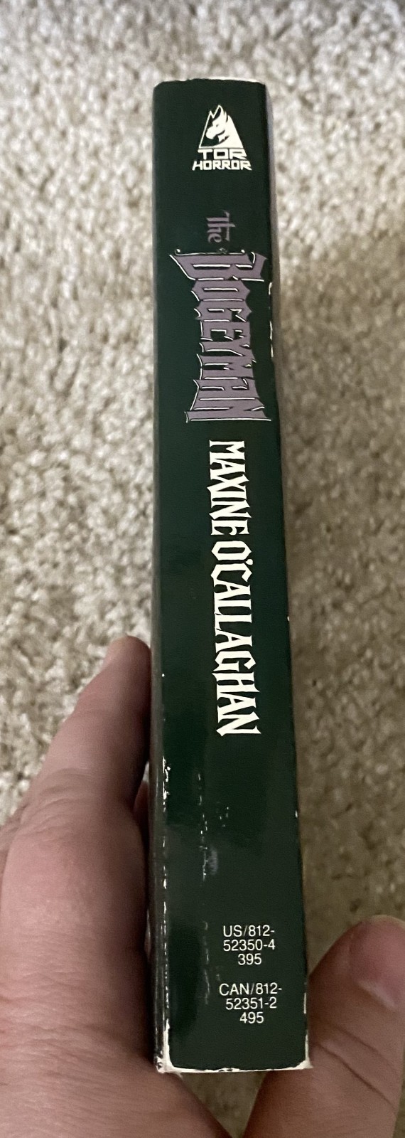 Vintage The Bogeyman by Maxine O&rsquo;Callaghan PB Book TOR Horror First Printing