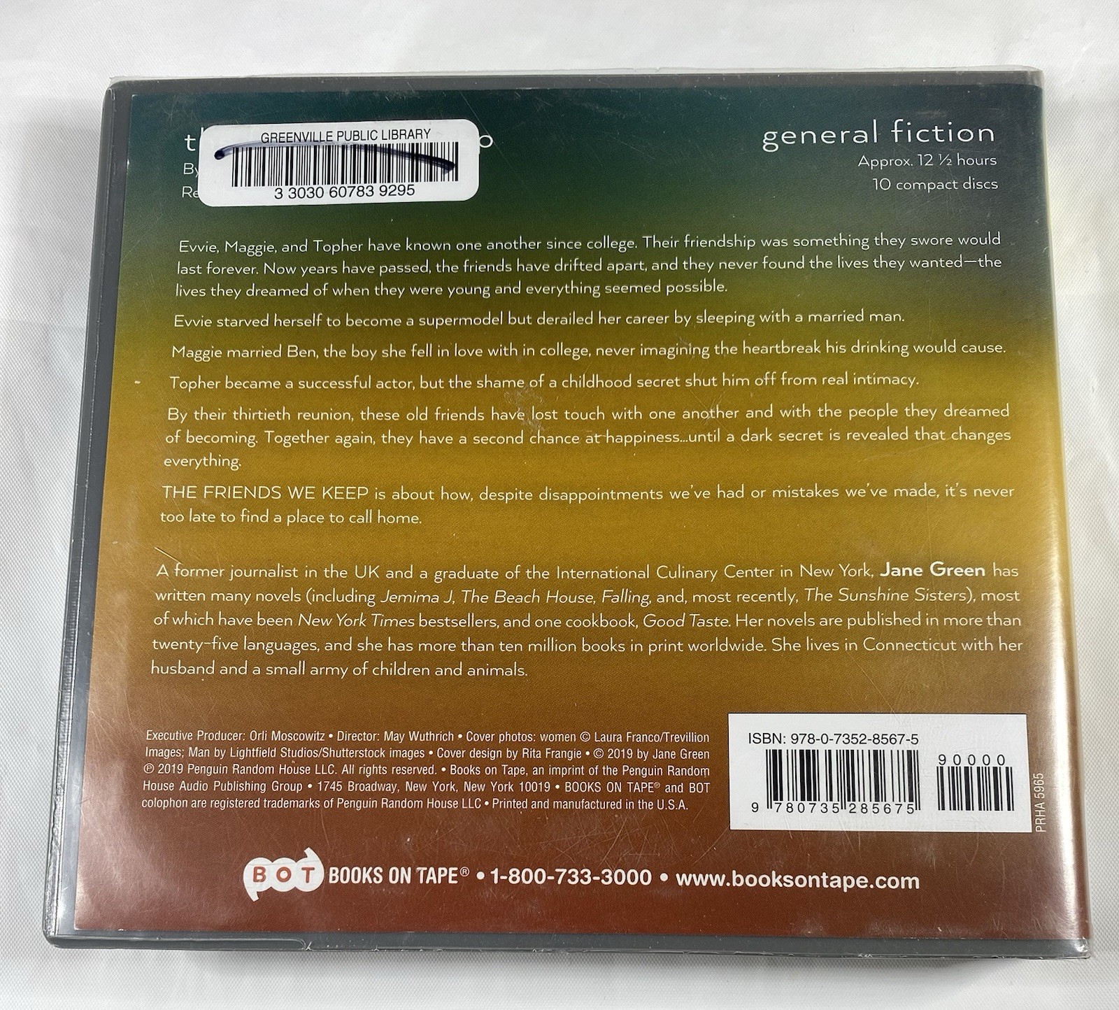 Friends We Keep, Green, Jane Audiobook CD Ex Library
