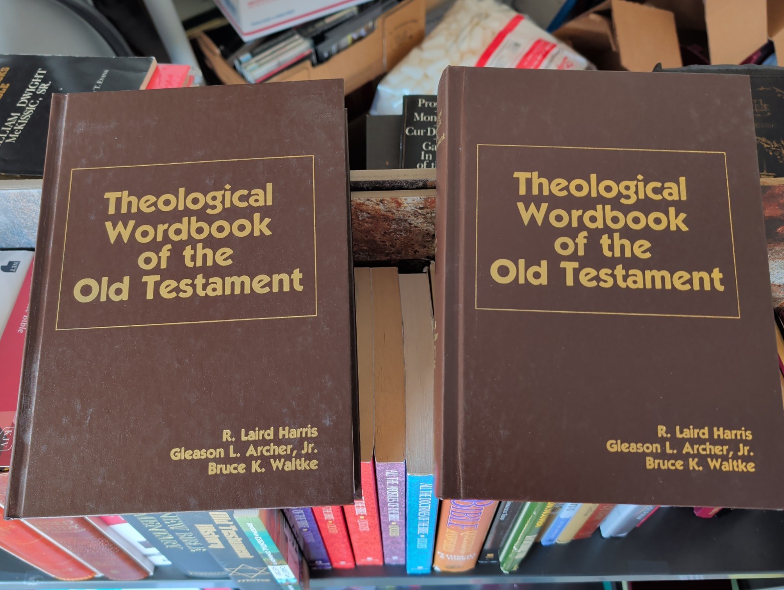 MINISTER&rsquo;S BIBLE & BOOK LOT J4: 4 Bibles/Theology/History/Reference/Sermons WOW