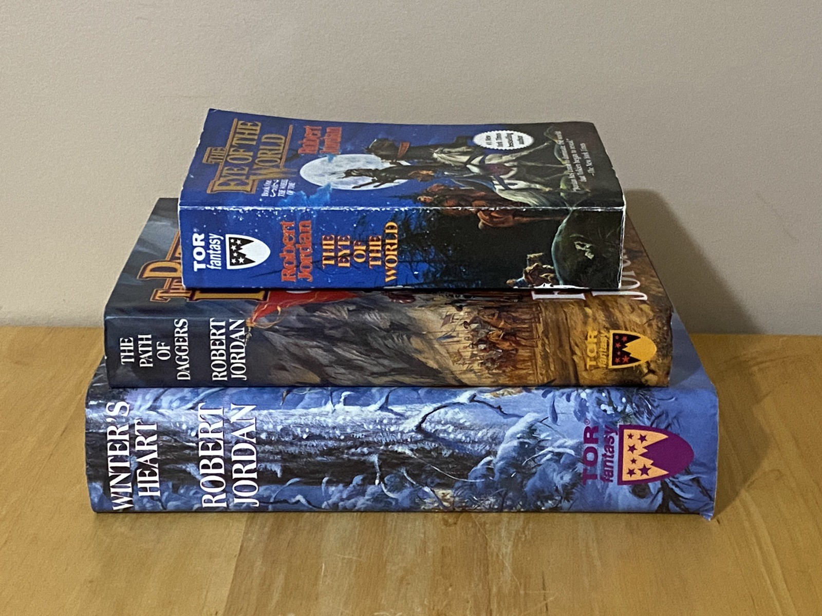 Robert Jordan 3 Book Lot Wheel Of Time.Book 1 PB,Book 9 Winters Heart 1st/1st HC