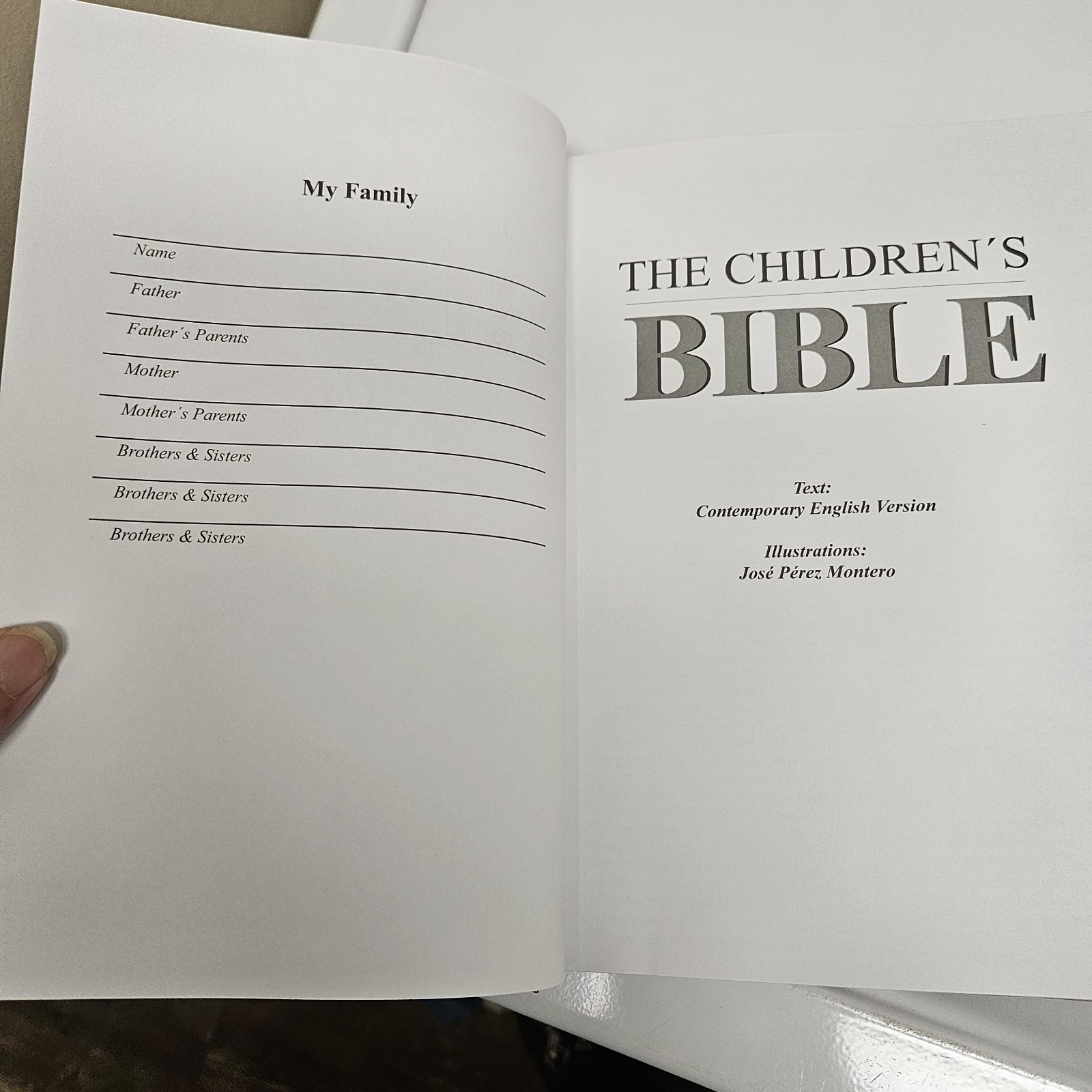 Children&rsquo;s Bible for Kids HMG Press Hardcover Book Holy Word Jesus Christian EUC