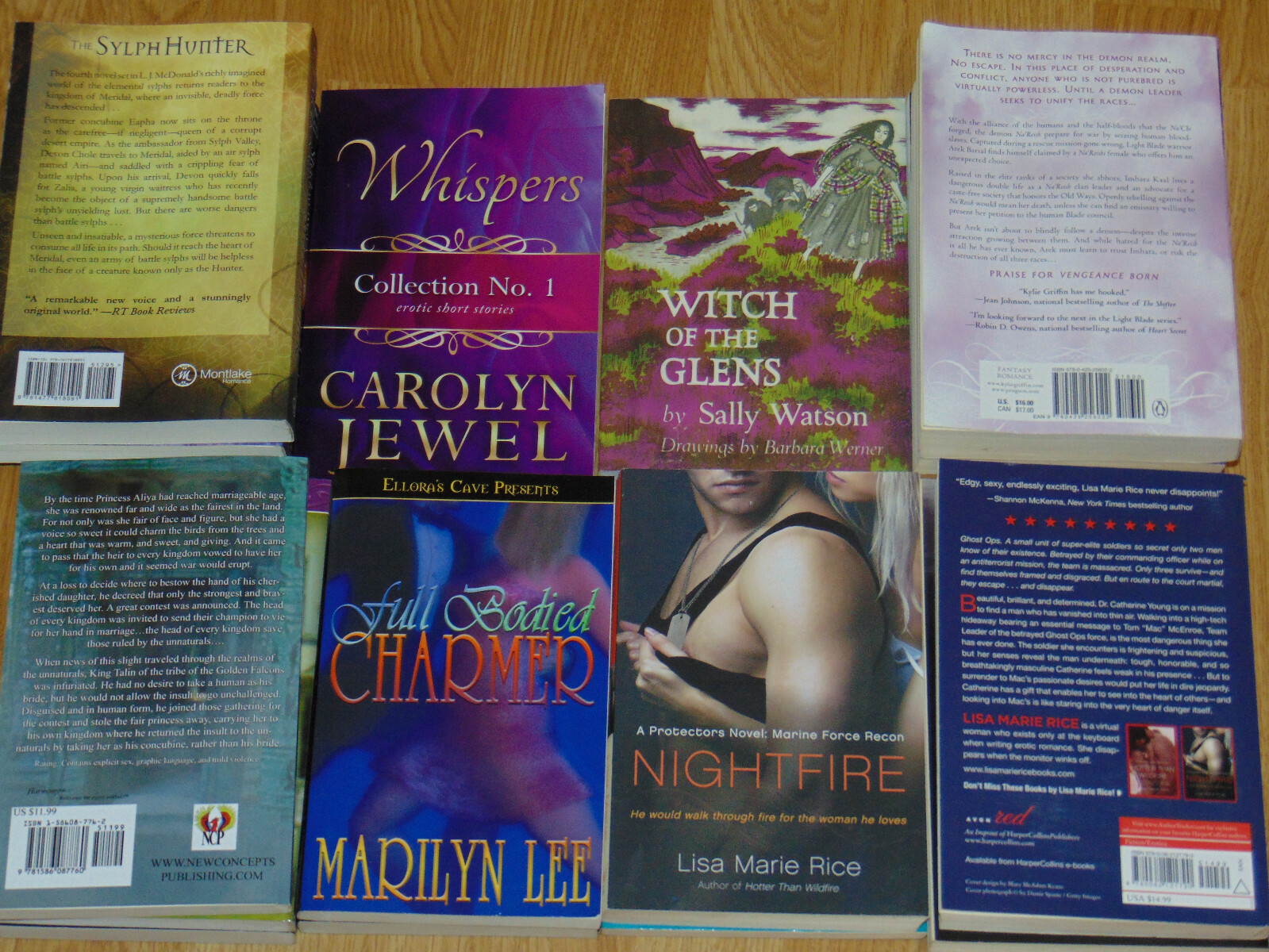 Romance / Fantasy Novels Books Random Mixed 2000&rsquo;s & 2010&rsquo;s Lot Of 18