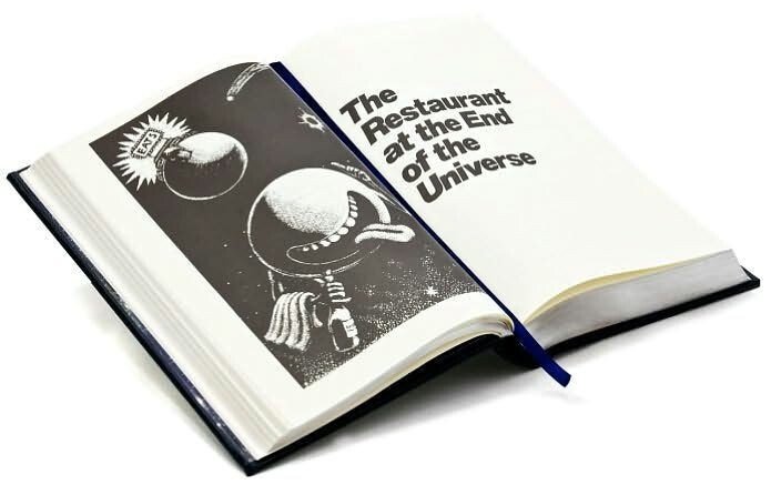 THE ULTIMATE HITCHHIKER&rsquo;S GUIDE TO THE GALAXY Douglas Adams Leather Bound SEALED