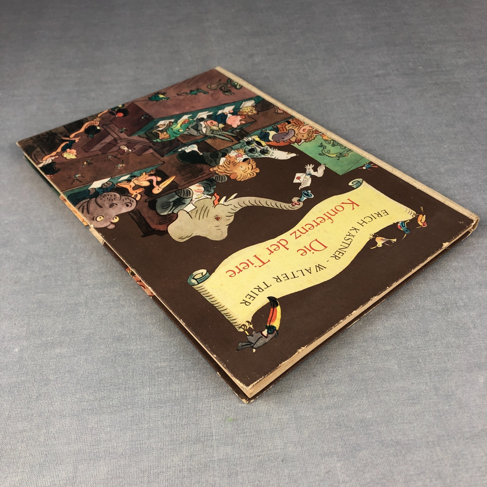 1949 German Childrens Book Die Konferenz Der Tiere Erich Kästner & Walter Trier