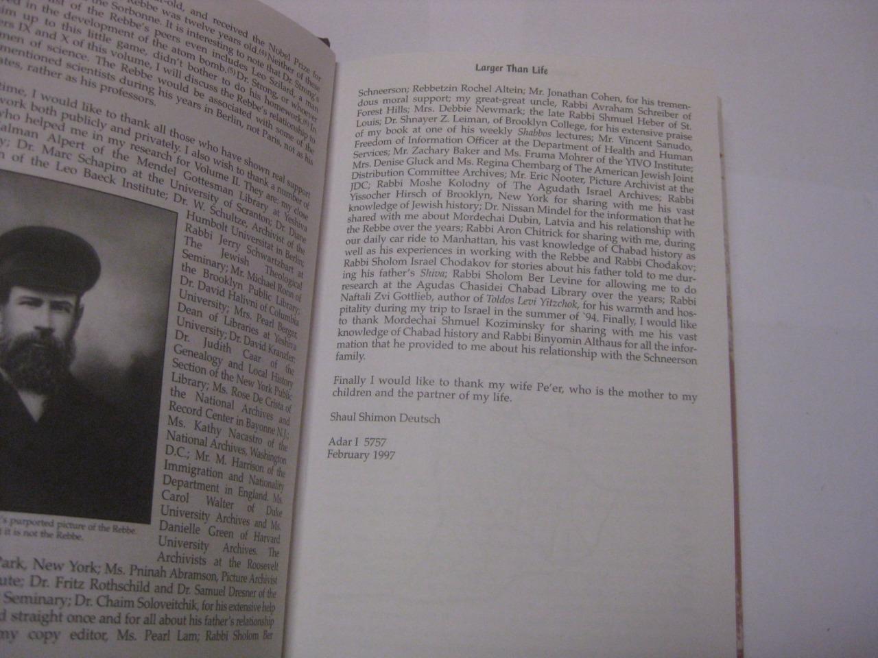 Larger than life 2 The life and times of Lubavitcher Rebbe CONTROVERSIAL Deutsch
