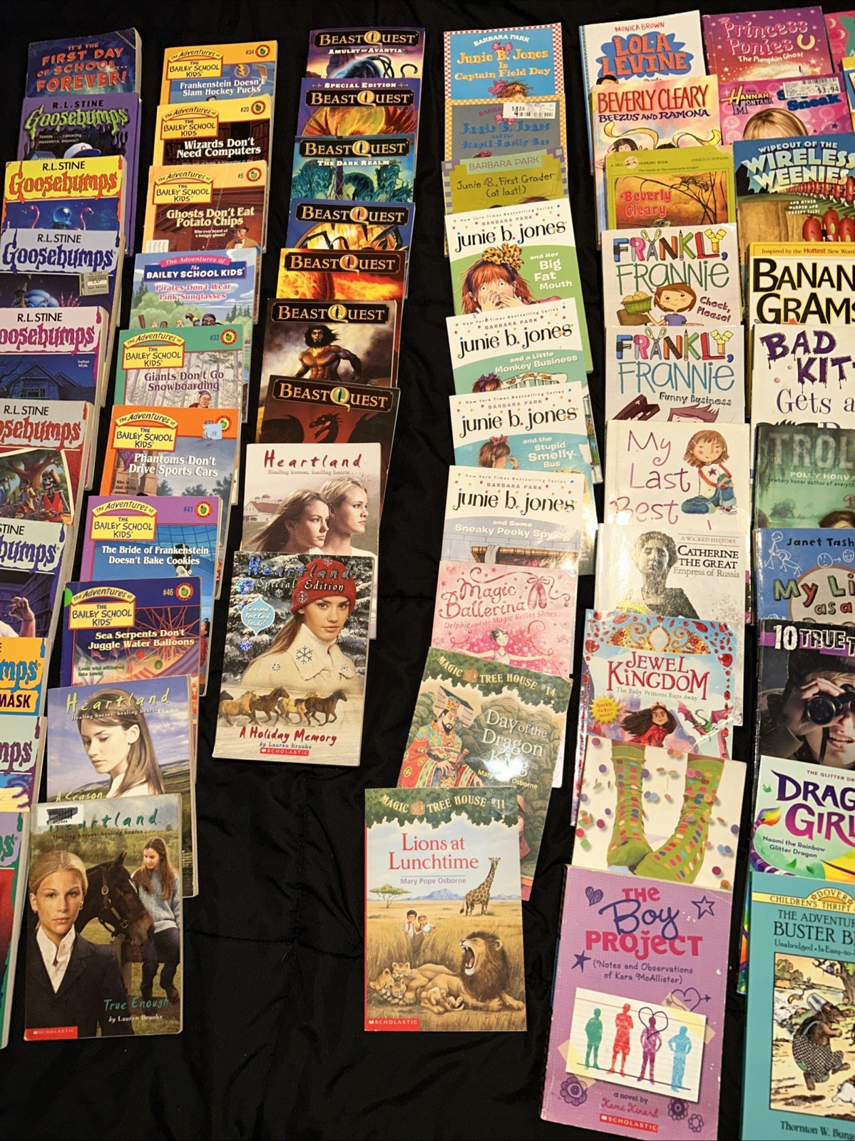 Bulk/Huge Lot of 108 of Children&rsquo;s Kids Chapter Books -Large Assortment