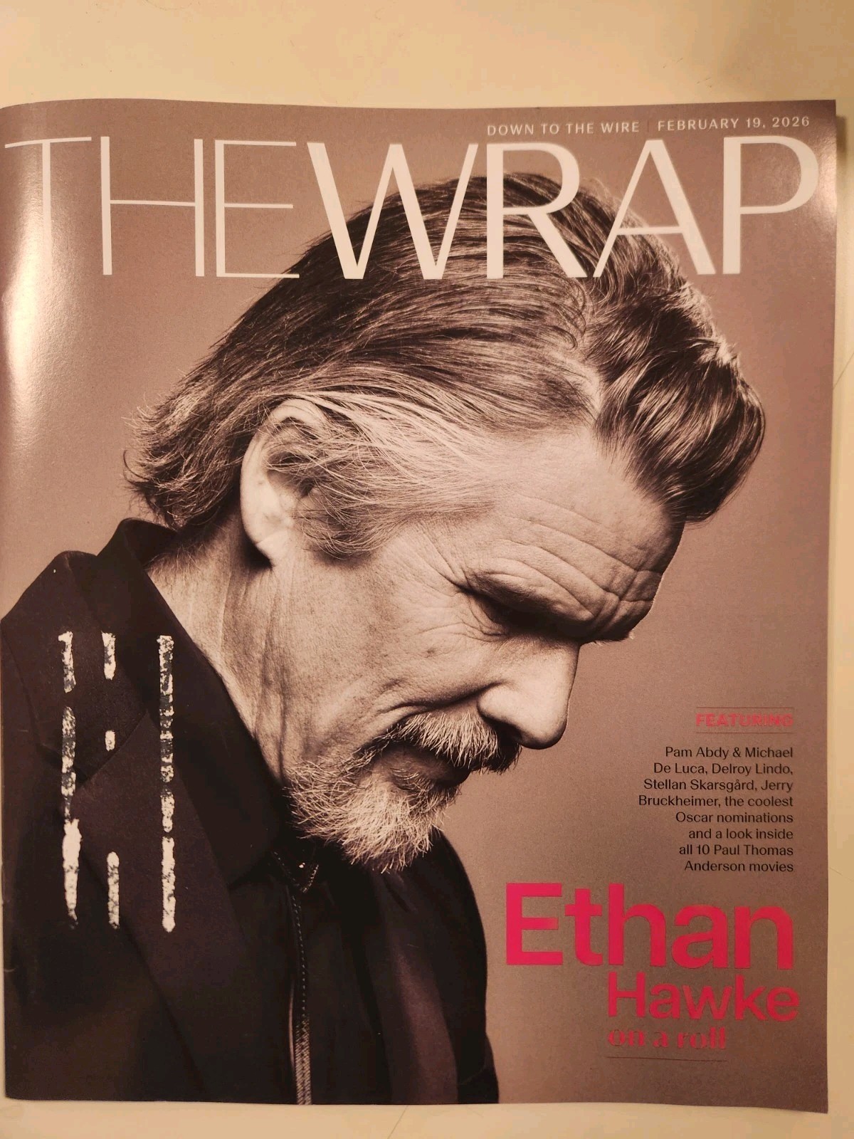 The WRAP Magazine Ethan Hawke/Paul Thomas Anderson/Stellan Skarsgaard
