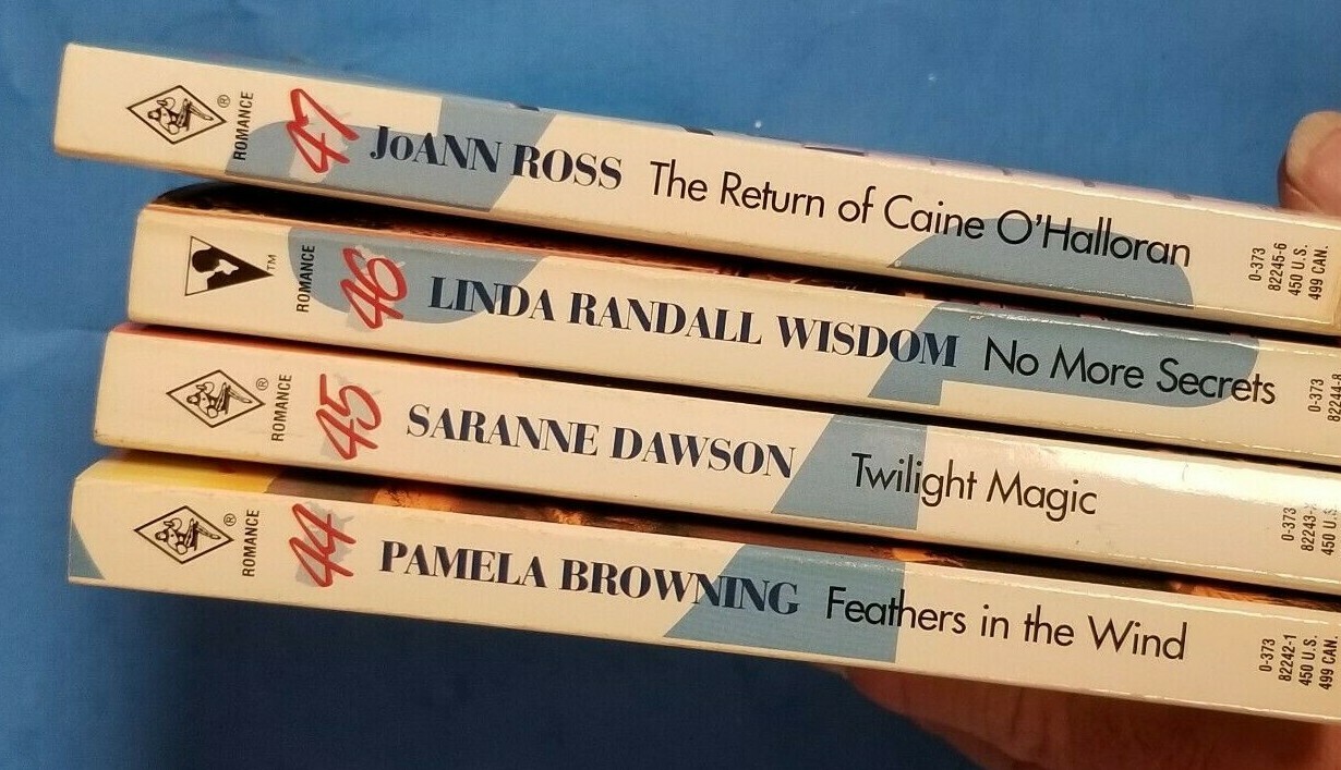 AMERICAN HEROES – ROMANCE – Lot of 4 Paperback Books – #44-#47 – See Photos