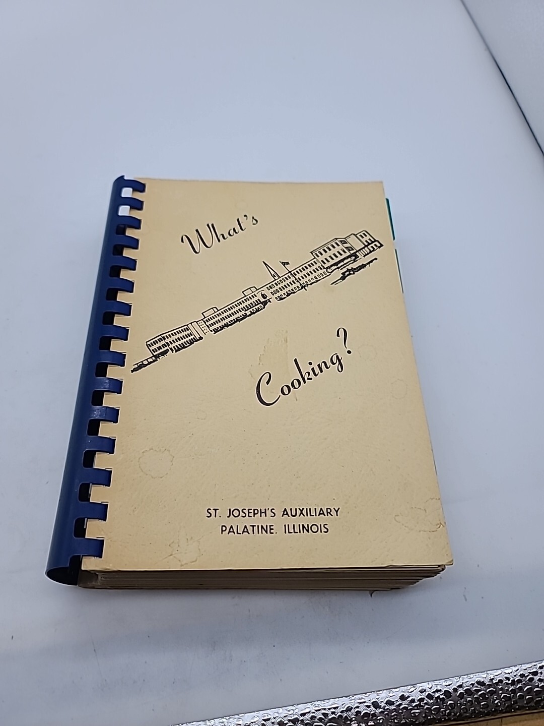 1974 ST. JOSEPH&rsquo;S AUXILIARY COOKBOOK PALATINE ILLINOIS 448 Pages