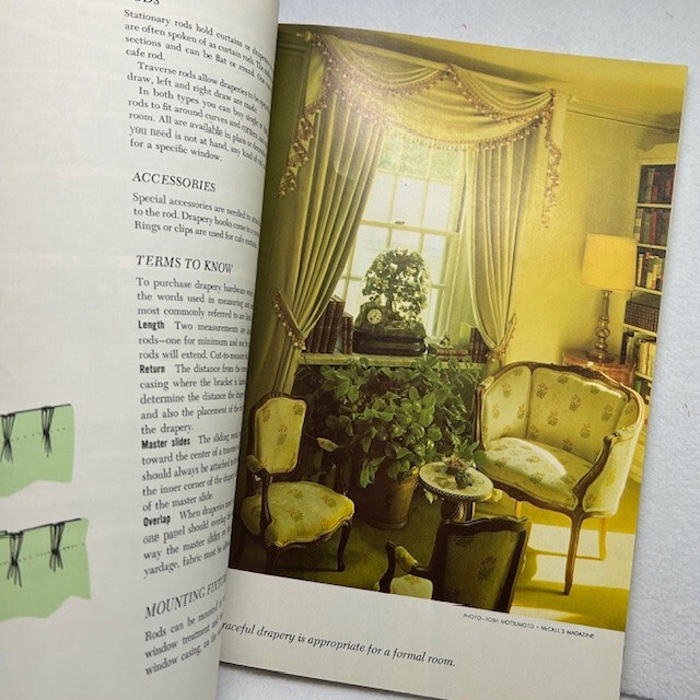 McCall&rsquo;s HOME FASHION SEW-IT BOOK 1965 Guided for Creative Sewing 112 pages Vtg