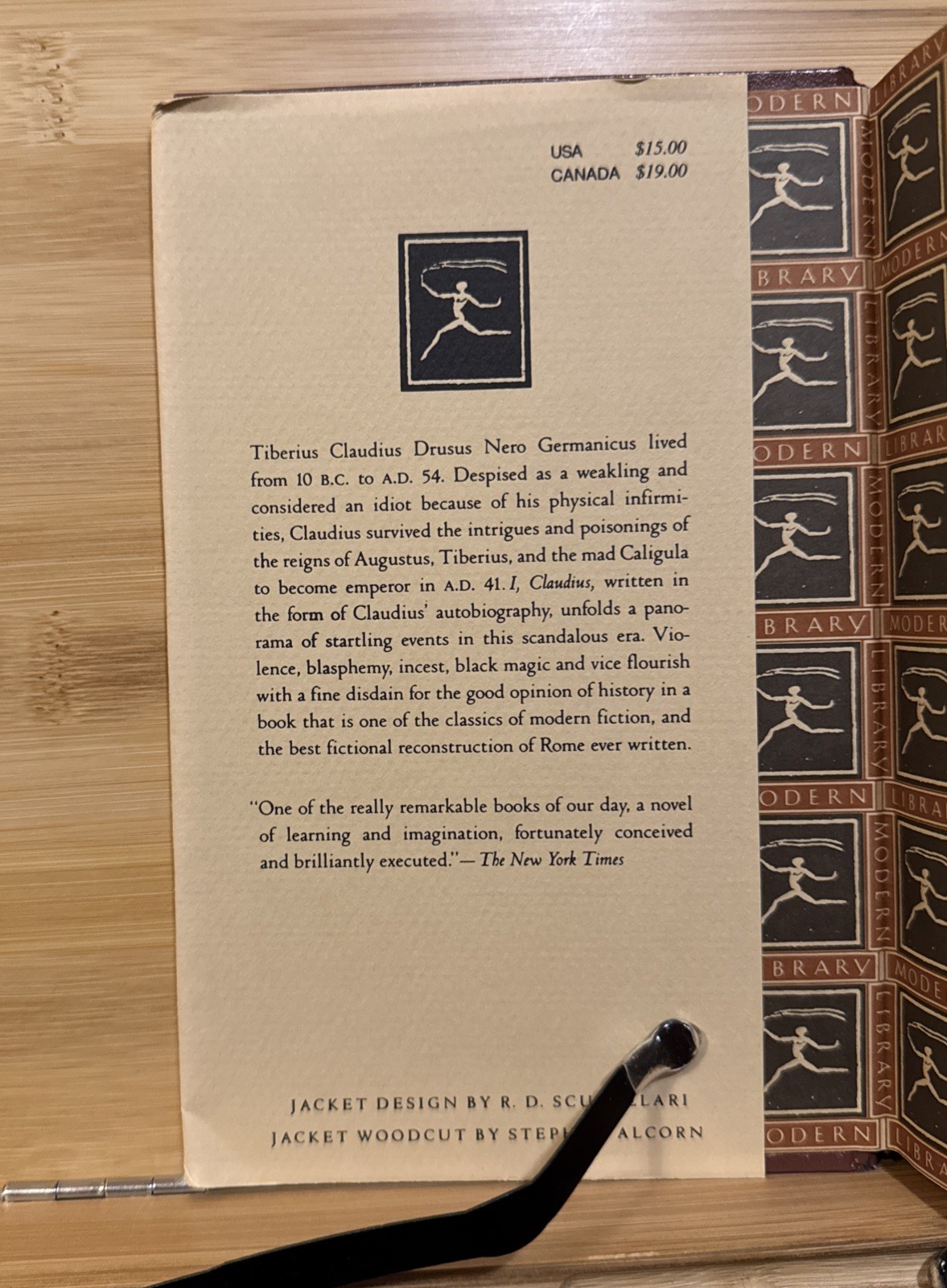 I, Claudius – Robert Graves (1982, Hardcover) Modern Library Edition, HCDJ