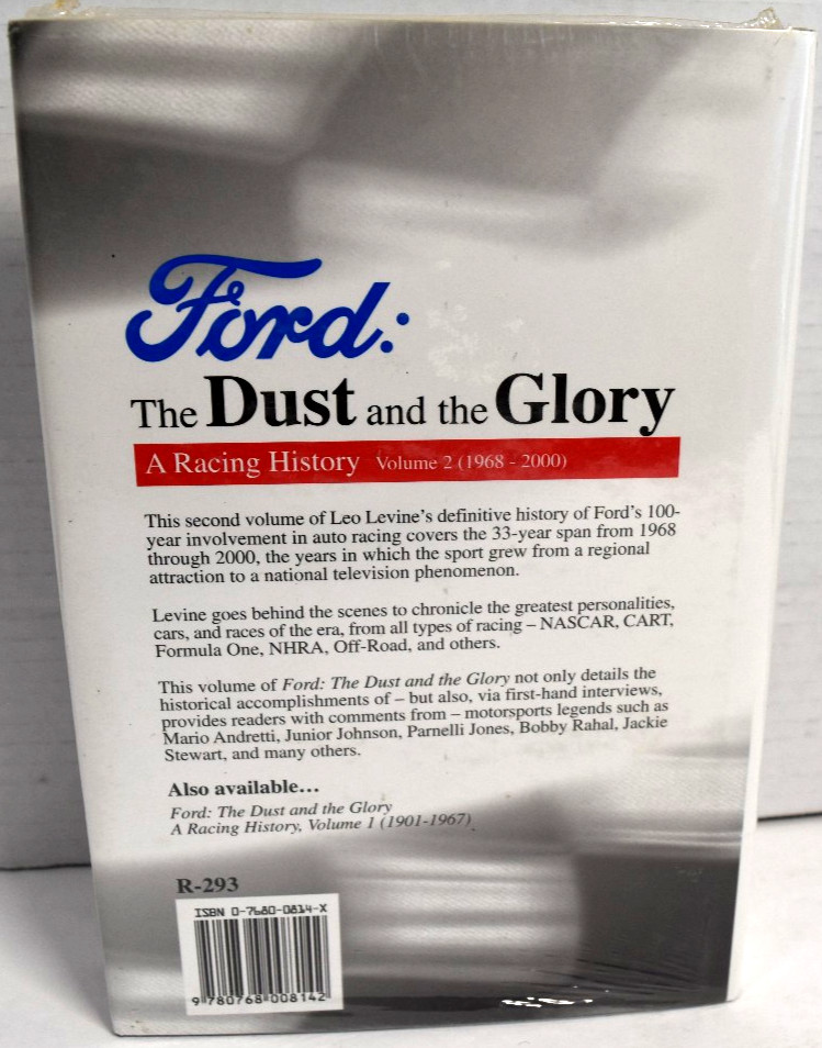 FORD: The Dust And The Glory – A Racing History Vol. 2 1968-2000 *NEW-SEALED*