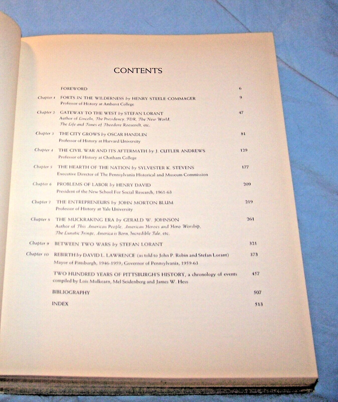 Pittsburgh-The Story of an American City HB w/out dj-1964-2nd Printing-520 pages